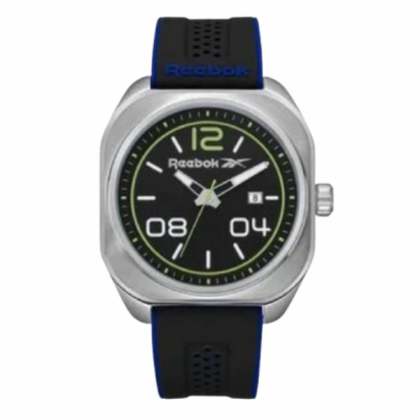 Reebok Brevity RV-BRE-G3-S1IB-BW Warrior Black Men Watch | Analog Dial | 45MM | 10 ATM | Silicone with SS Buckle